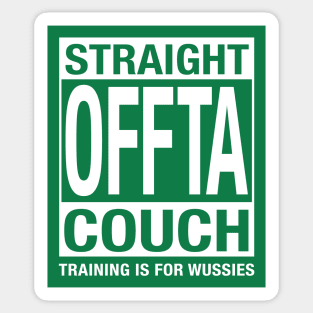 Straight Offta Couch Sticker